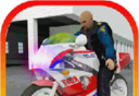 3D警察摩托logo图