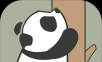 熊猫爬树logo图