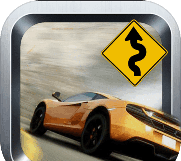 盘山公路3Dlogo图