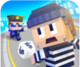 方块警察捉强盗logo图