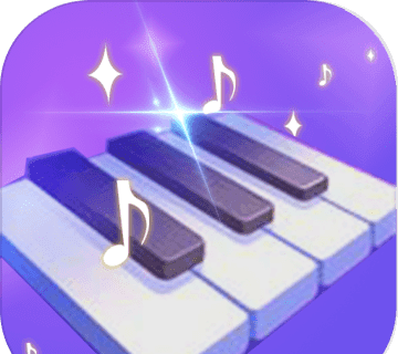 梦幻钢琴白块logo图