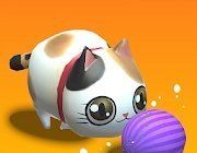 球撞猫logo图