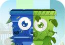 垃圾分类小怪物logo图