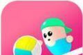 排球豆人logo图