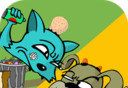 狗猫战斗logo图