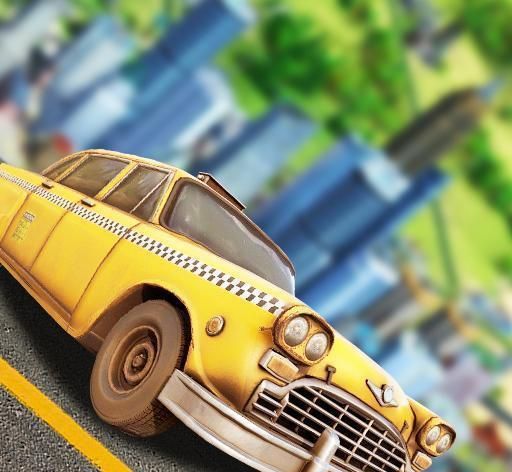 出租车旅行3dlogo图