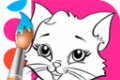 小猫着色logo图