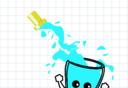 快乐水杯模拟logo图