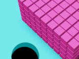 彩色与黑洞3Dlogo图