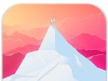 雪山急速滑雪logo图