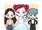 动漫少女制造logo图