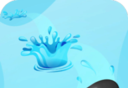 扔个手机打水漂logo图