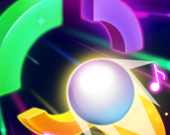 击打彩色3Dlogo图