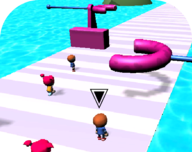 幸存者多人趣味赛3Dlogo图