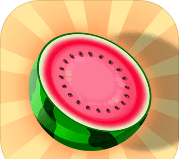 合成大西瓜3Dlogo图