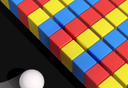 彩色冲撞3Dlogo图