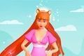 女王头发挑战logo图