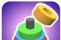 彩色圆圈3Dlogo图