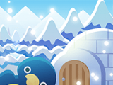 动物和雪之岛logo图