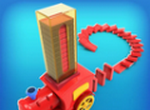 多米诺火车3Dlogo图