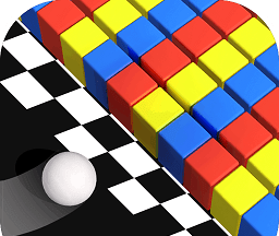 彩色躲避球球3Dlogo图