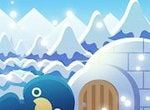动物们与下雪的岛logo图