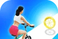 小姐姐骑单车logo图