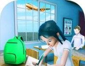 虚拟高中学校女孩logo图