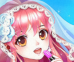 装扮美妆少女logo图