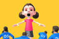 鱿鱼游戏3D生或死logo图