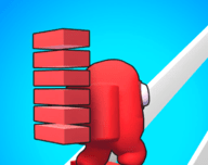 积木搭桥3Dlogo图