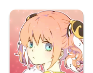 花花创意填色logo图