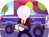 小白人枪战logo图