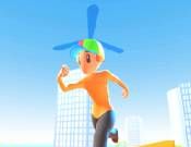 直升机小子跑酷logo图