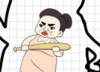 画线救女孩儿logo图