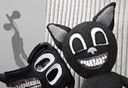 卡通猫与卡通狗logo图