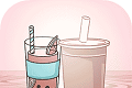 时光奶茶店logo图