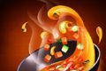 中国传统美食制作logo图