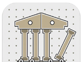 形状折叠logo图