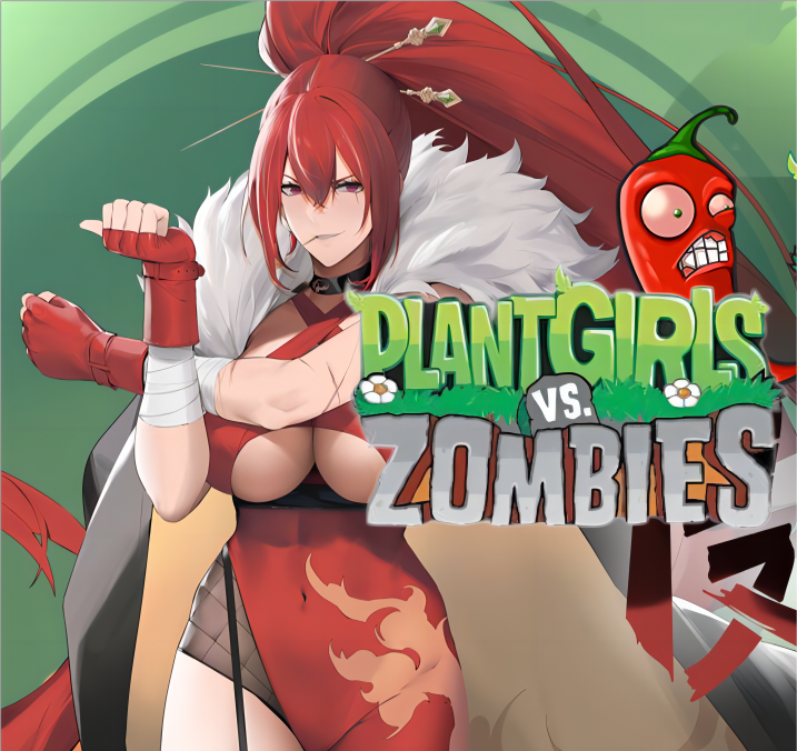 植物娘大战僵尸logo图