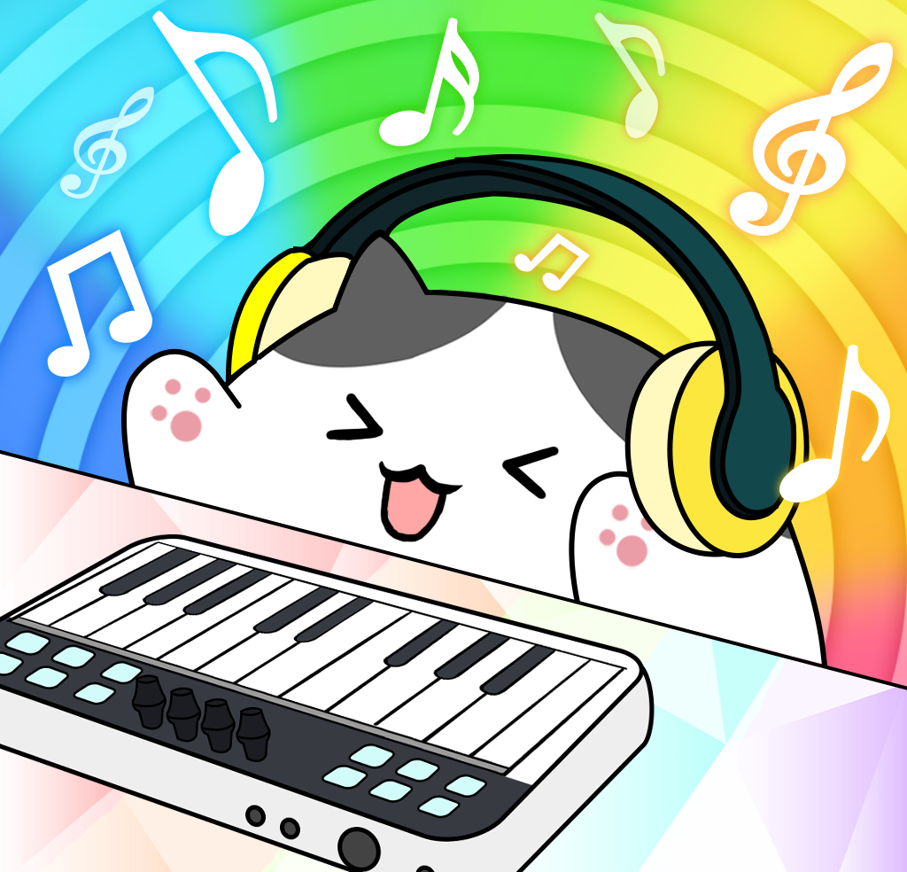 节奏猫咪logo图