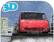 雪犁车驾驶3Dlogo图