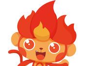 大红火logo图