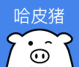 哈皮猪logo图