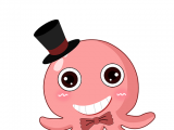 鱿鱼搞笑logo图