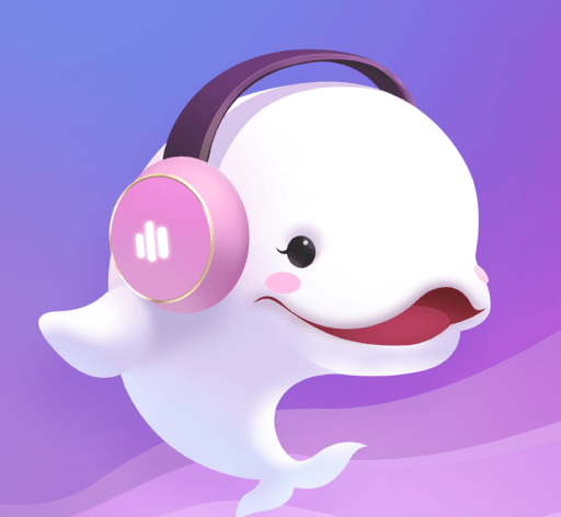 鲸鱼配音logo图