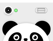 熊猫相机logo图