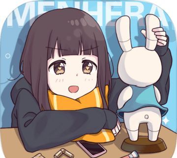 胡桃日记:表情包少女logo图