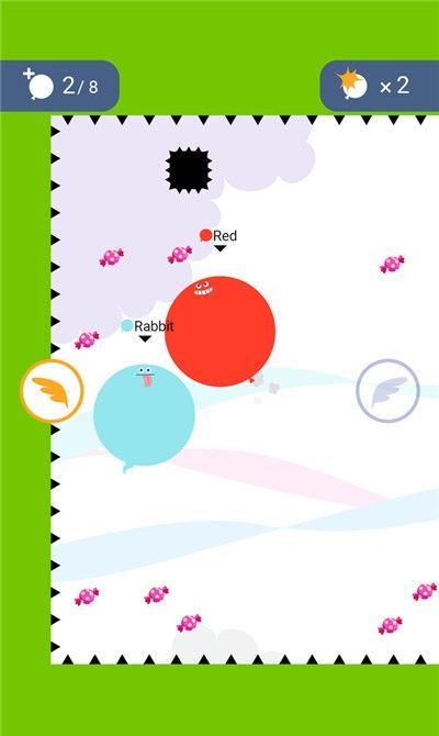 气球碰撞io