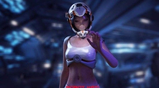 3D女机器人卡蒂